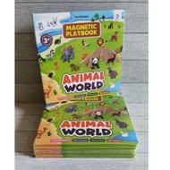 Magnetic Playbook Animal World by Ziyad Books | Children's Books | Toddler Books | Interactive Book 