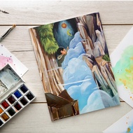 Star collector | A5 Guoache art print | watercolor | post card