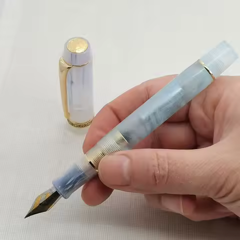 Kaigelu-EF F M Nib Fountain Pen, Beautiful Transparent Color Matching, Students Writing Stationery, 