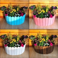 Outdoor Garden Preservative Wood Balcony Courtyard Outdoor Decoration Fence Courtyard Indoor Guardra