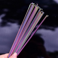 【BEST HOT】 Bicycle oil slick Spoke  / Road 259/261/271/273/291/293MM cycling spokes❀