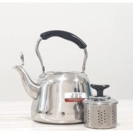 2 Liter Stainless Teapot • Kettle Kettle plus Strainer