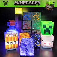 熱賣Minecraft我的世界遊戲周邊火炬火把燈藍礦石變色瓶鎬合一模型