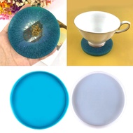 lu Round Shaped Coaster Silicone Molds Artisanal Table Decoration Crafting Mould