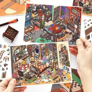 Infeelme interior sticker 3D 3D landscape sticker