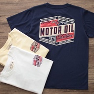 Ami Khaki Back Print Cotton T-Shirt