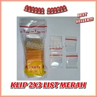 {JPA.07Ap24н} Ziplock / 2x3 plastic clips (1.000 sheets) / small plastic clips