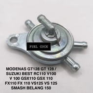 MODENAS GT128 / SUZUKI BEST RC110 V100 GSX110 GSX 110 FX110 VS125 SMASH BELANG FUEL COCK ASSY SPARE 