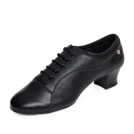 MIPAIDANCE Men's Latin Dance Shoes National Standard Dance Shoes Genuine Leather Indoor Professional
