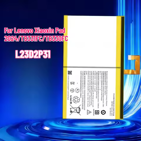 New L23D2P31 For Lenovo Xiaoxin Pad 2024/TB331FC/TB330FC Battery Flat Battery TB370FU