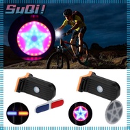 SUQI Bike Rear Light, Safety Warning Rechargeable Warning Lamp,  Waterproof Riding Rear Light Bike