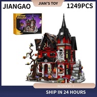Y373 Halloween Limited Ghost Haunted House Assembly Set Gothic Style Haunted House Assembly Model