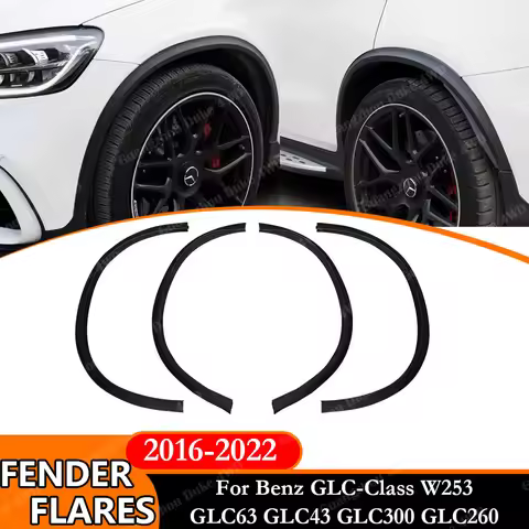 Mudguard Fender Flares Kit For Mercedes-Benz GLC X253 GLC253 GLC300 2016-2023 GLC63 GLC43 Rear bumpe