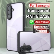Clear Casing For Samsung Galaxy S25 FE Edge Plus S25FE S25+ S25Plus S25Edge SamsungS25FE 5G Frosted 