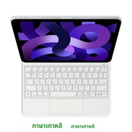 เมจิกคีย์บอร์ดสำหรับ iPad Air 11 13 M3 M2 M4 Pro 12.9 3rd 6th 5th 4th 10.9 "สมาร์ทโพโก้พินการเชื่อมต