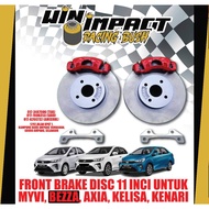 BRAKE BARU DEPAN HONDA 11 INCI UNTUK RIM 15 BEZZA