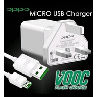 Oppo Charger VOOC Micro USB 5V 2A Fullset Charger With Data Cable For R9s F11 Pro F9 F7 A3s A5s