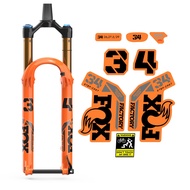Sticker Decal Fork Fox 34 MTB Mountain Bike Bicycle Decal sticker 2022 fox 34 SC fork