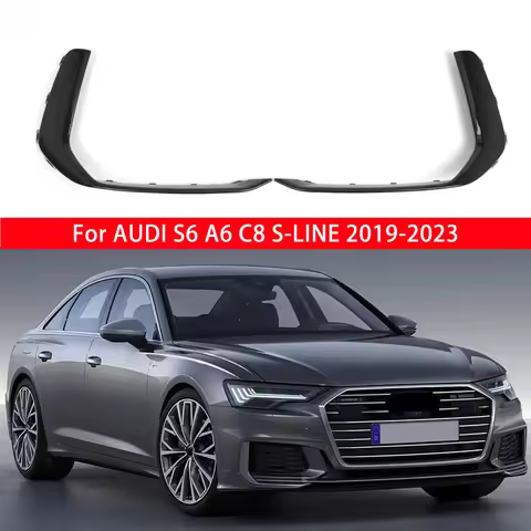 FOR AUDI A6 C8 S-LINE 2019 2020 2021 Front Bumper Grille Cover Trim Gray/Gloss Black 4K0807967A 4K08