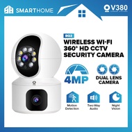 V380 BQ2 CCTV Camera Dual Lens Wifi Connect to Cellphone 4MP Indoor CCTV IP Camera Wireless