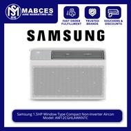 Samsung 1.5HP Window Type Compact Non-Inverter Aircon AW12CGHLAWKNTC