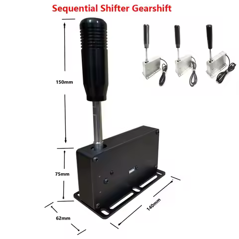 PC Sequential Shifter Gearshift Sim for Logitech G27 G29 G920 G25 Racing Game For Thrustmaster T300R