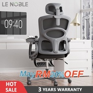 LENOBLE 1038 Ergonomic Office Chair  Gaming Chair Adjustable Kerusi Pejabat with legrest  - 3 Years 