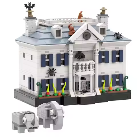 Gobricks MOC Jumanji Board Game House Bricks Model 1995 Jumanji Board Game Attic Scene Building Bloc