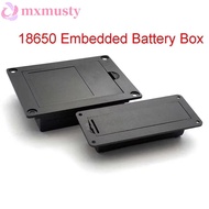 MXMUSTY 5pcs Empty Box for 18650 Battery, 18650 Thickening Material Battery Case Holder, Non-toxic a