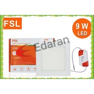 FSL 09W 4" LED SQUARE RECESSED SLIM DOWN LIGHT (6500K , 4000K and 3000K)