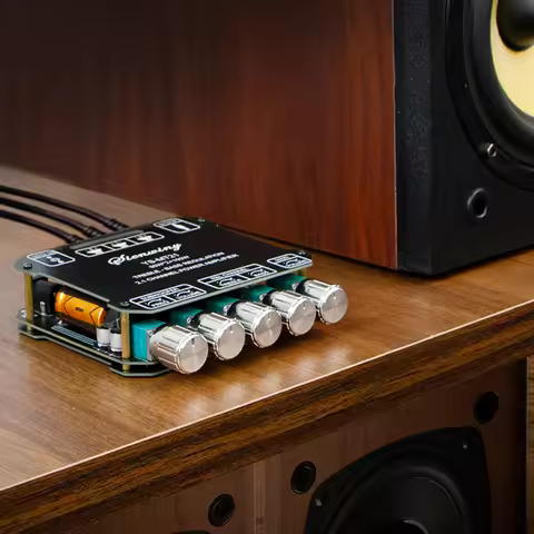 YS-MT21 Subwoofer Audio Receiver BT5.0 Digital Audio Power Amplifier Module Stereo Audio Amplifier f