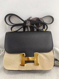  Hermes Constance 19 康康黑金 noir ghw Epsom