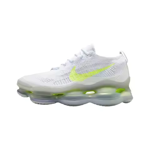 Nike Air Max Scorpion Women's Running Shoes, Breathable, Light Weight Sneakers, White/Green