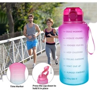 Tritan Water Bottle 2000/3800ml With Time Display Portable With Scale Sports