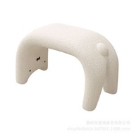 貓咪換鞋凳家用門口穿鞋入戶小鞋櫃凳子玄關沙發羊羔絨梳餐椅 學習椅 休息椅