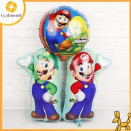 LYD 1pc Super Mario Balloon party Classic Toys Mario Bros Mylar foil Balloon kid toy