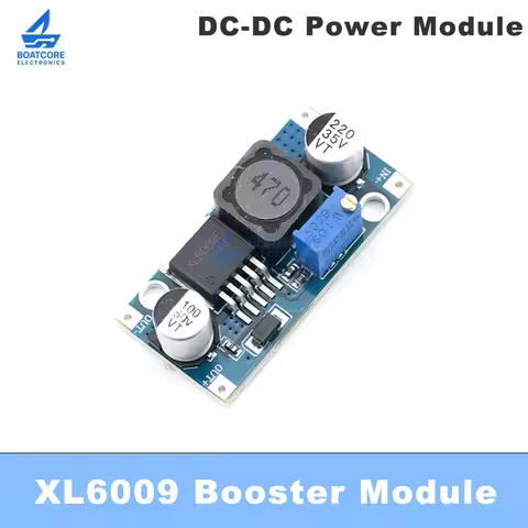 1PCS XL6009 DC-DC Step Up Module 4A Boost Converter 5-32V to 5-50V Adjustable Power Supply LM2577
