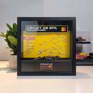 Red Bull 2025 Vistapan F1 Award Racing Model Display Photo Frame Track Map RB21 Hanging Mural Orname