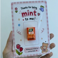 Resign Farewell Gift Card with Mini TicTac | Thank You Gift for Colleague | Goodbye Gift | Appreciat
