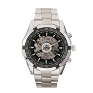 Jam Tangan Lelaki Design Klasik High Quality Silver Stainless Steel Wrist Watch