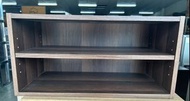【全國二手傢具】*新品*胡桃色開放式雙層收納櫃 二手家具/收納櫃/書櫃/簡約書櫃/胡桃色收納櫃/書房家具/雙層收納櫃