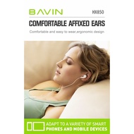 ♞Bavin Music universal earphones With Microphone headset 3d Stereo sound HX850