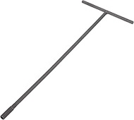 HEROFFIX 1 Pcs Socket Wrench Spanner Socket Remover 19.69"x7.28" Gray Chrome Vanadium Steel Hexagon 