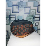 Peci batik udeng iket turban blangkon instant folding Javanese/sunda permanent full cover & rubber l