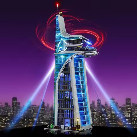 Decorative LED Lighting (No Model) For LEGO 76269 Marvel Avengers Tower Light Up your Building Block