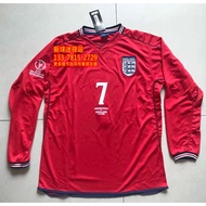 England 2002 Away Long-Sleeved Short-Sleeved Beckham Irving Jersey Scole Scole, etc.