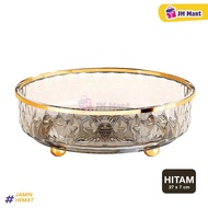 JH MART Rak Putar Akrilik Serbaguna 360 Derajat Organizer Kosmetik Skincare Aesthetic