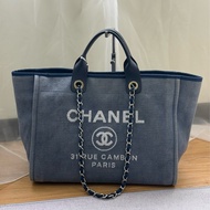 Chanel丹寧沙灘包