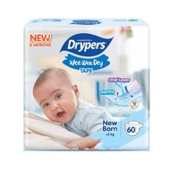 DRYPERS SOFT JUMBO PACK NEWBORN 60'SX4