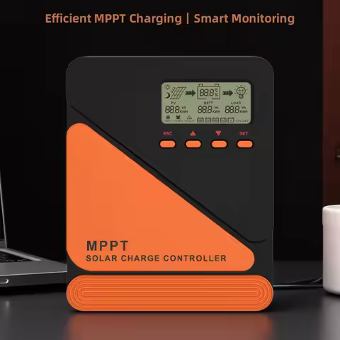 BUSBYR Solar Charge Controller MPPT 60A 50A 40A 30A 20A 10A Solar Panel Solar Charge Regulator 12V 2
